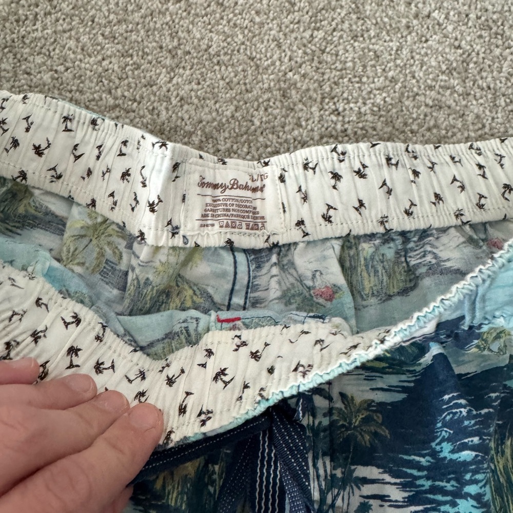 Tommy Bahama Men's Hawaiian Islands Print Cotton Shorts - Picture 4 of 6